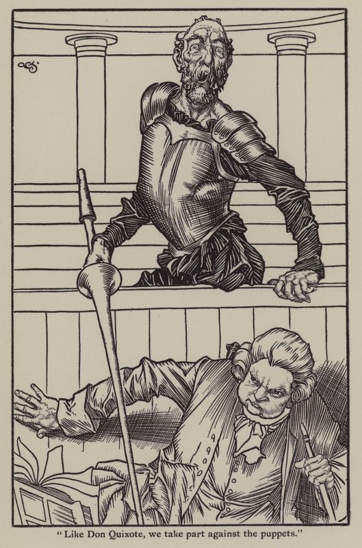 Ilustracja do The Essays of Elia autorstwa Charlesa Lamba (lito) autorstwa A. Garth Jones