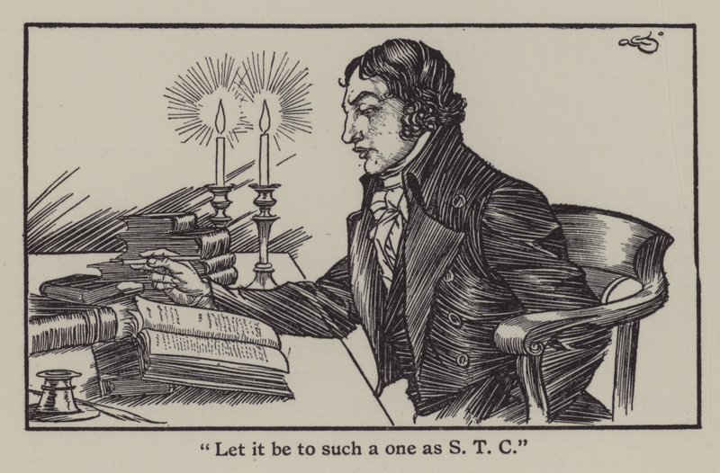 Ilustracja do The Essays of Elia autorstwa Charlesa Lamba (lito) autorstwa A. Garth Jones