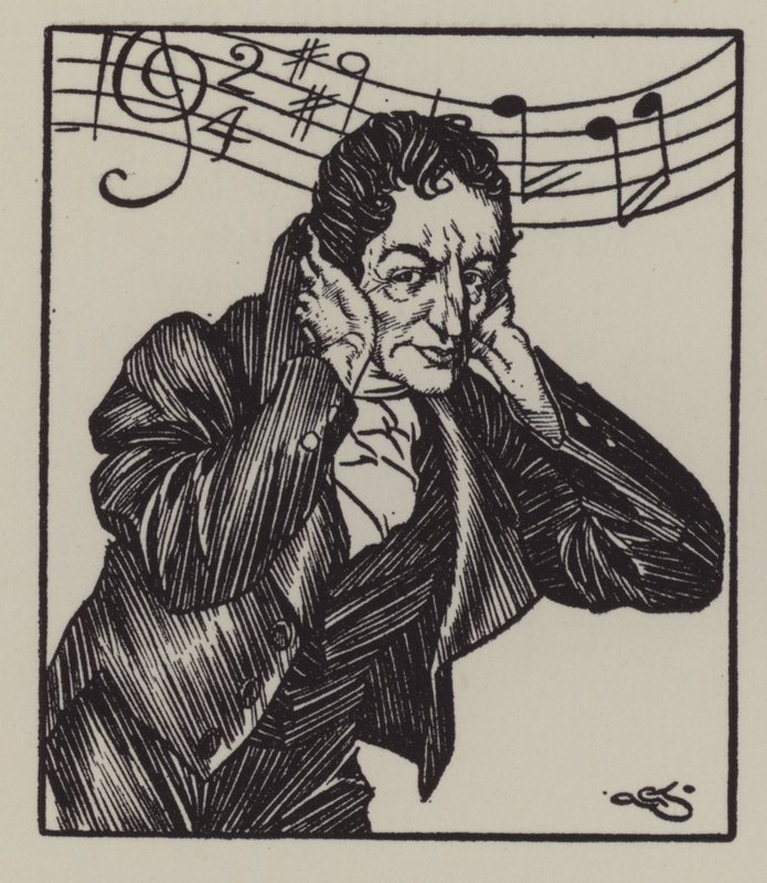 Ilustracja do The Essays of Elia autorstwa Charlesa Lamba (lito) autorstwa A. Garth Jones