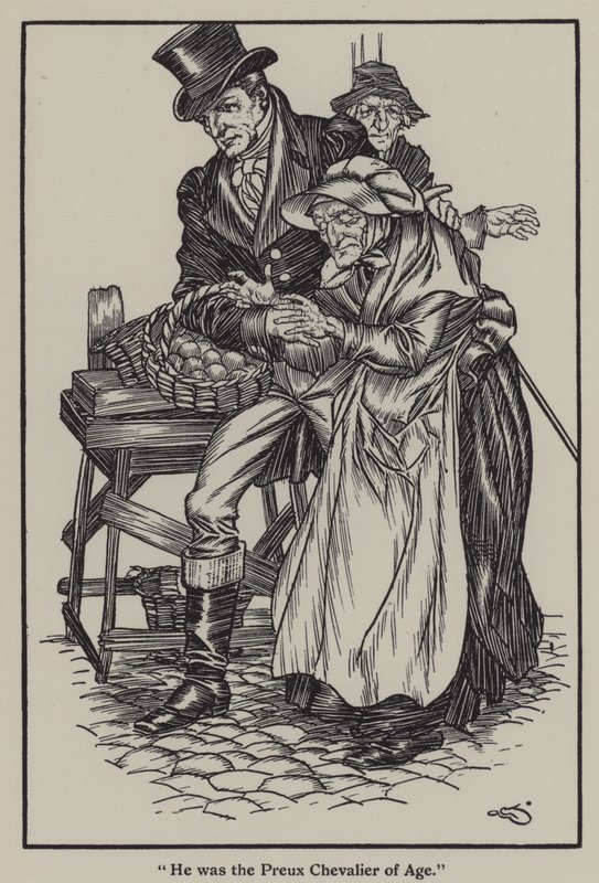Ilustracja do The Essays of Elia autorstwa Charlesa Lamba (lito) autorstwa A. Garth Jones