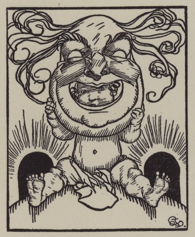Ilustracja do The Essays of Elia autorstwa Charlesa Lamba (lito) autorstwa A. Garth Jones