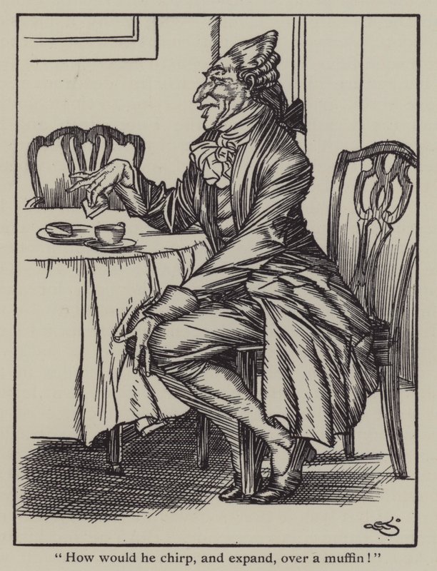 Ilustracja do The Essays of Elia autorstwa Charlesa Lamba (lito) autorstwa A. Garth Jones