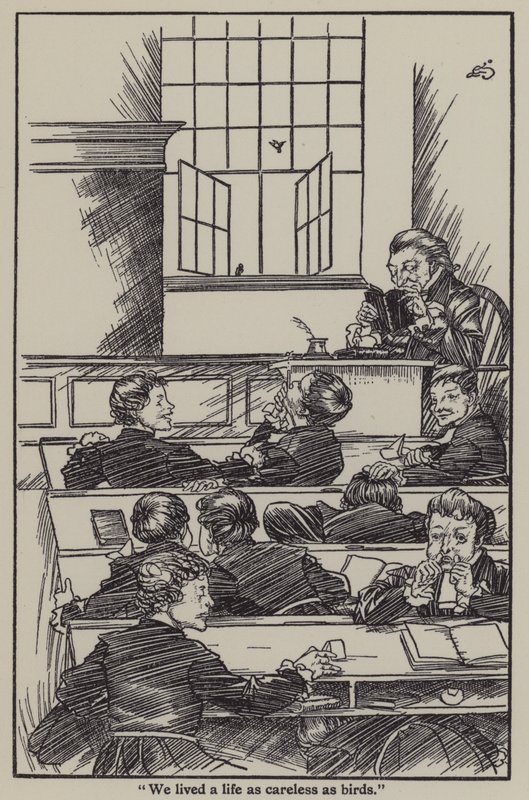 Ilustracja do The Essays of Elia autorstwa Charlesa Lamba (lito) autorstwa A. Garth Jones