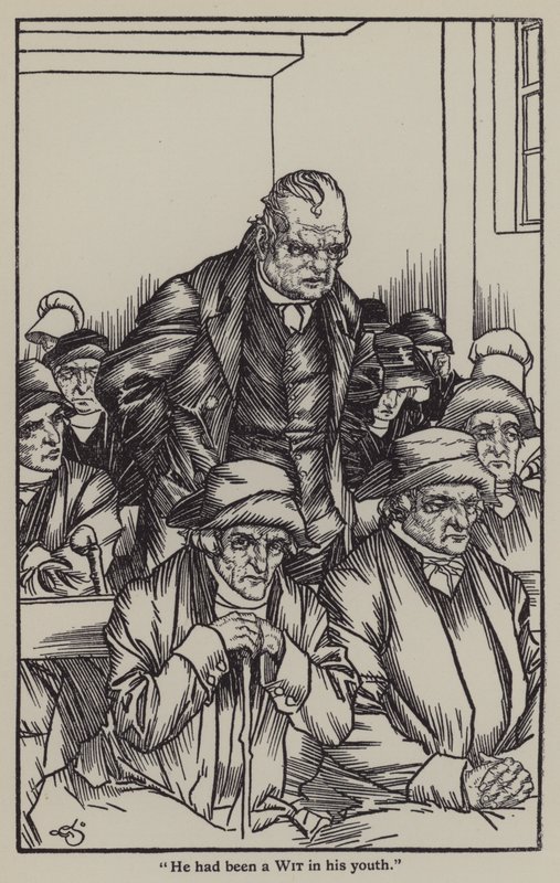 Ilustracja do The Essays of Elia autorstwa Charlesa Lamba (lito) autorstwa A. Garth Jones