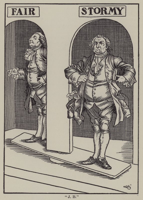Ilustracja do The Essays of Elia autorstwa Charlesa Lamba (lito) autorstwa A. Garth Jones