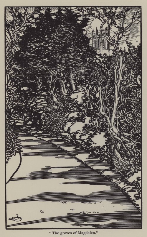 Ilustracja do The Essays of Elia autorstwa Charlesa Lamba (lito) autorstwa A. Garth Jones