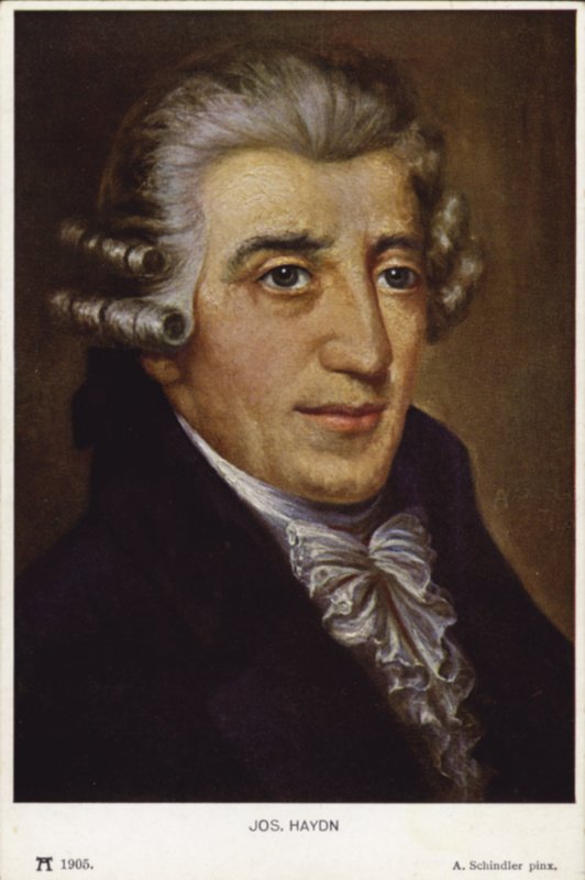 Józef Haydn autorstwa A. Schindler