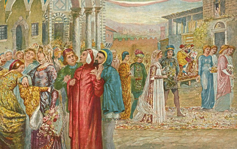 Odcinek z życia Dantego autorstwa A. del Senno