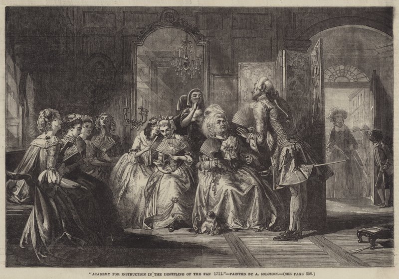 Akademia Nauczania Dyscypliny Kibica, 1711 autorstwa Abraham Solomon