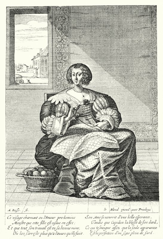 Hafciarka (grawerowanie) autorstwa Abraham (after) Bosse