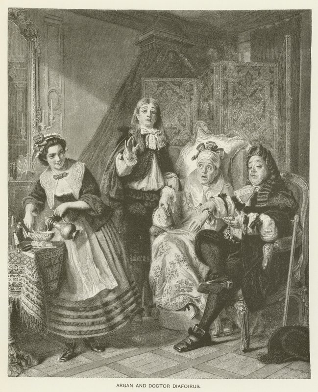 Argan i Doktor Diafoirus autorstwa Abraham Solomon