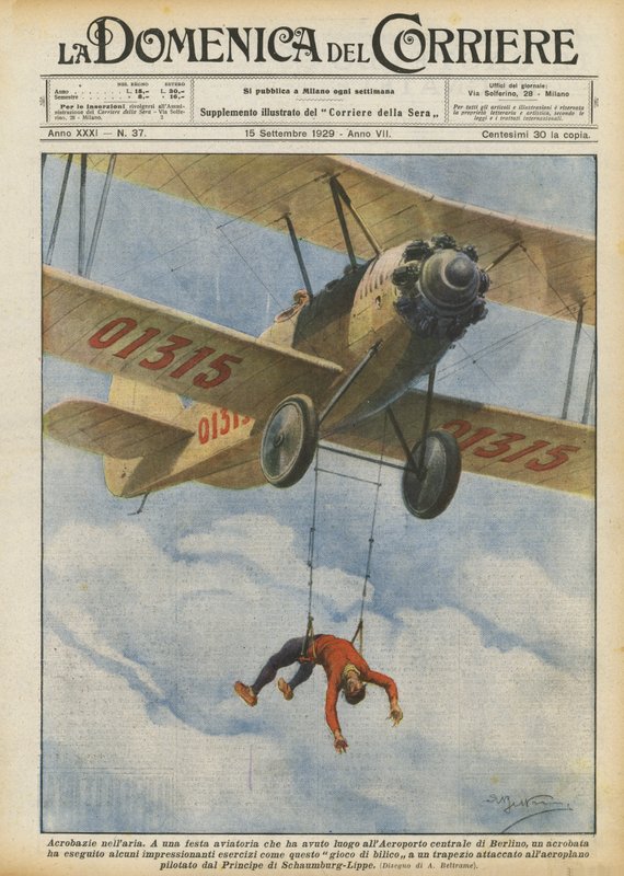 Akrobatyka w powietrzu autorstwa Achille Beltrame