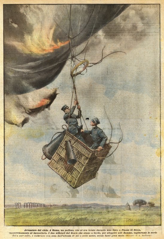 Podniebne przygody autorstwa Achille Beltrame