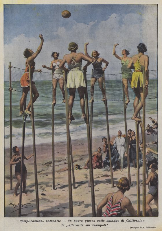 Komplikacje? kąpieliska autorstwa Achille Beltrame