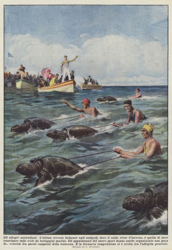 Wesołych Australijczyków autorstwa Achille Beltrame