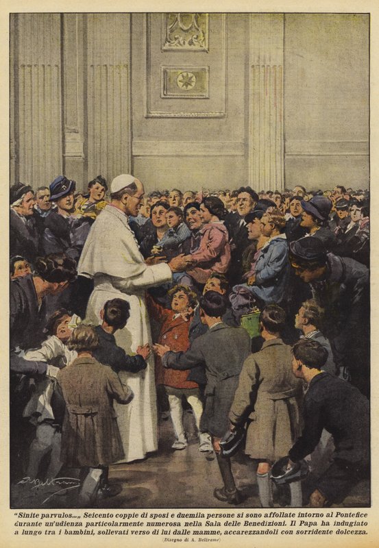 Zostawcie maluchy autorstwa Achille Beltrame