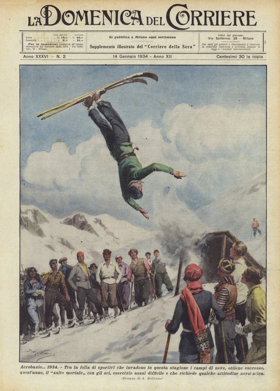 Akrobacje? 1934 autorstwa Achille Beltrame