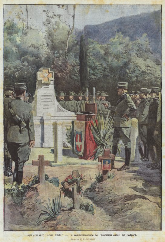 Do bohaterów wiernej broni autorstwa Achille Beltrame