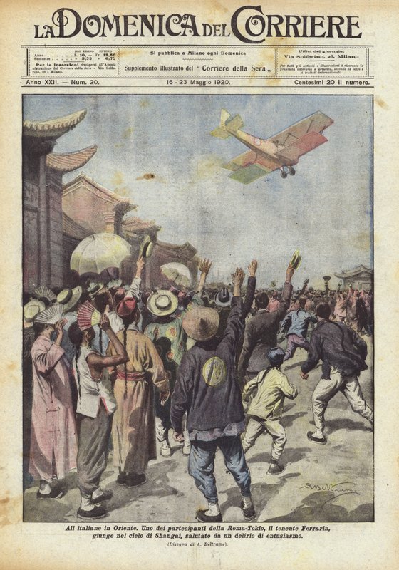 Włoskie skrzydła na Wschodzie autorstwa Achille Beltrame