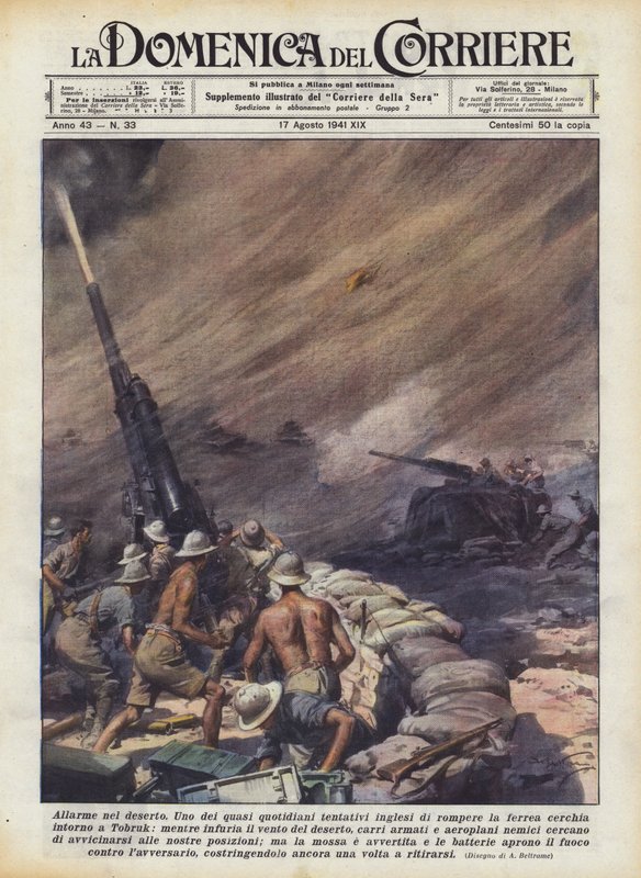 Alarm na pustyni autorstwa Achille Beltrame