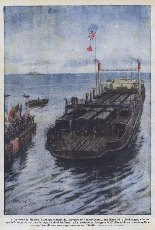 Przez kanał autorstwa Achille Beltrame