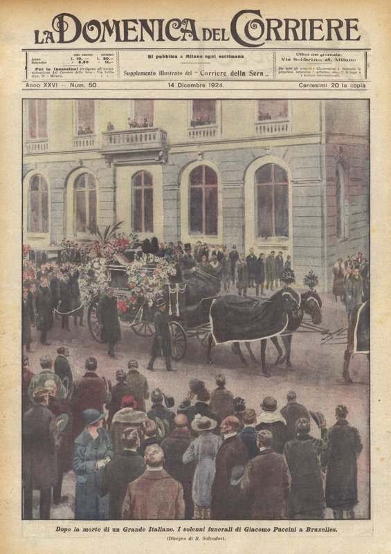 Po śmierci wielkiego Włocha autorstwa Achille Beltrame