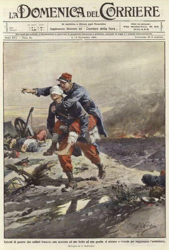 Epizody wojny autorstwa Achille Beltrame