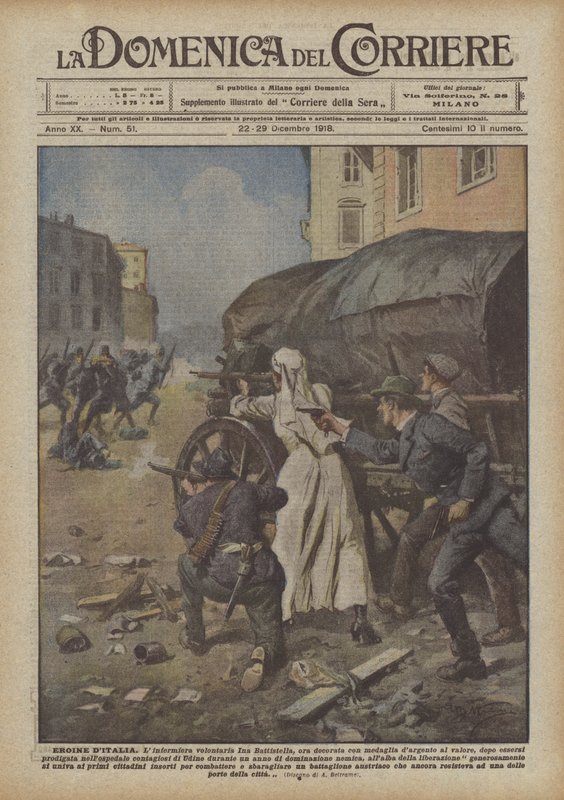Bohaterki Włoch autorstwa Achille Beltrame