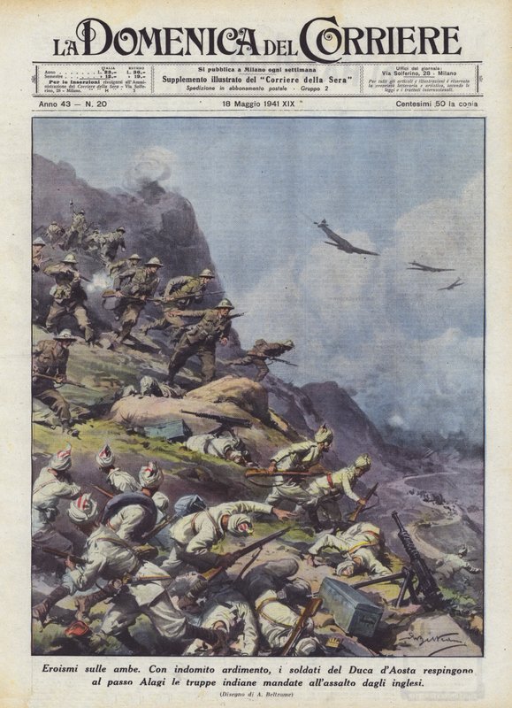 Heroizmy na obu autorstwa Achille Beltrame