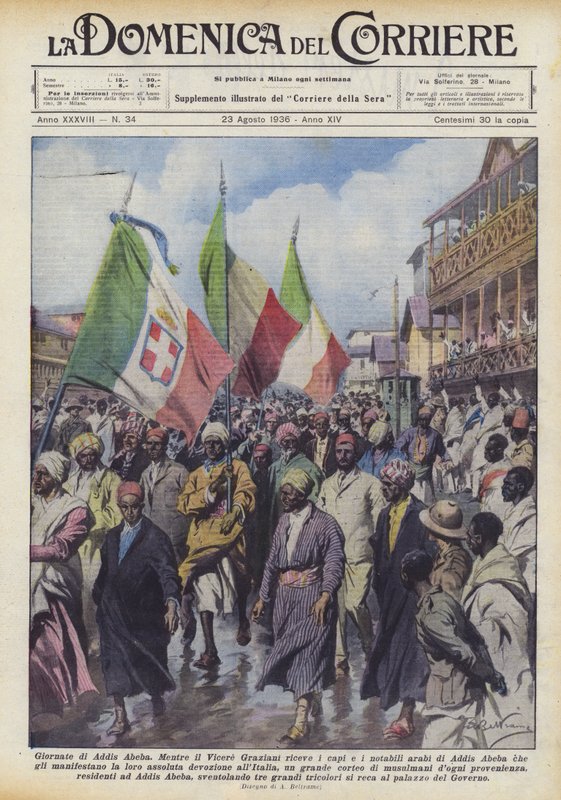Dni Addis Abeby autorstwa Achille Beltrame