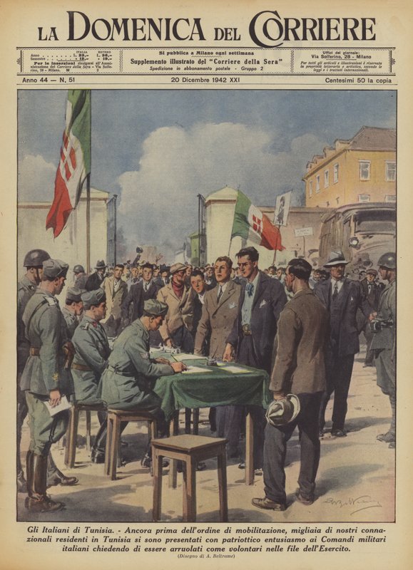 Włosi z Tunezji autorstwa Achille Beltrame