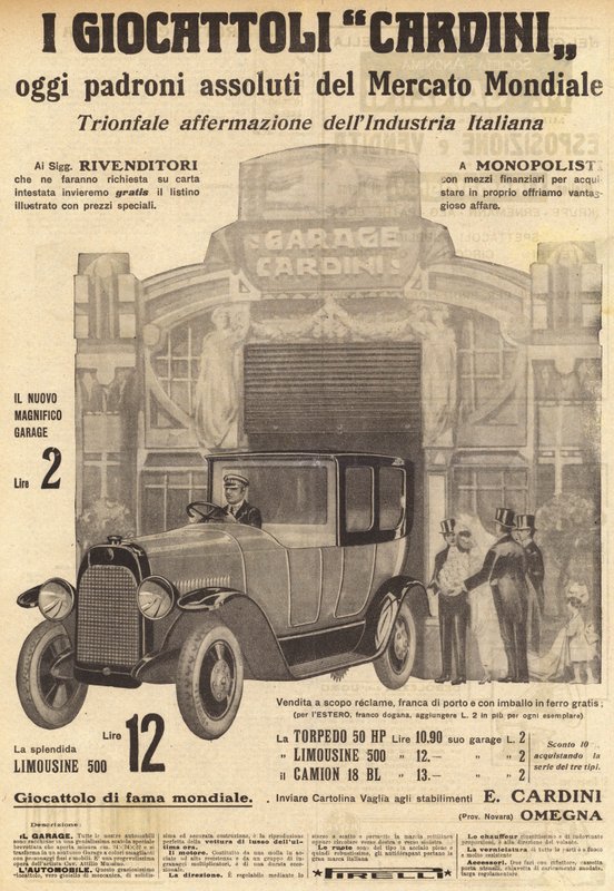 Zabawki Cardini autorstwa Achille Beltrame