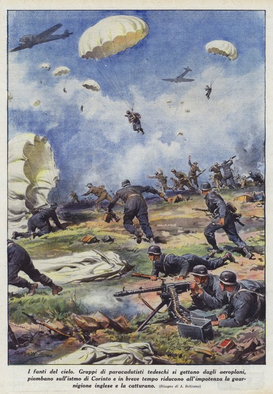 fanti z nieba autorstwa Achille Beltrame