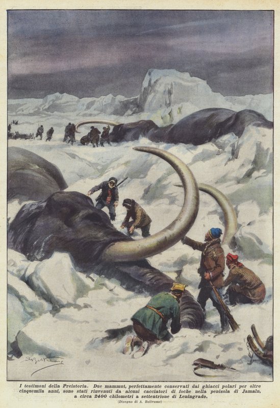 Świadkowie prehistorii autorstwa Achille Beltrame
