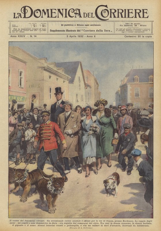 Procesja żywych zjawisk autorstwa Achille Beltrame