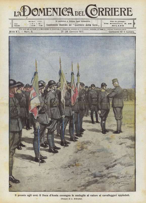 Nagroda bohaterów autorstwa Achille Beltrame