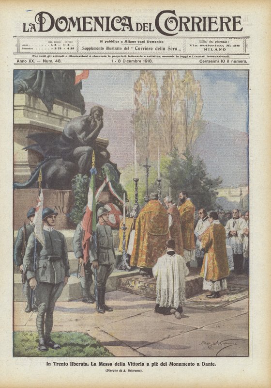 W wyzwolonym Trydencie autorstwa Achille Beltrame