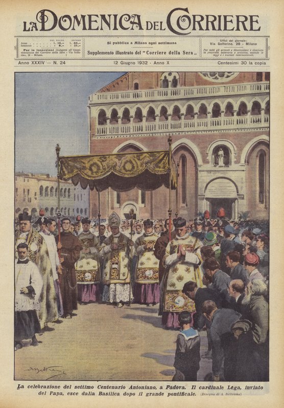 Obchody VII Stulecia Antoniusza w Padwie autorstwa Achille Beltrame