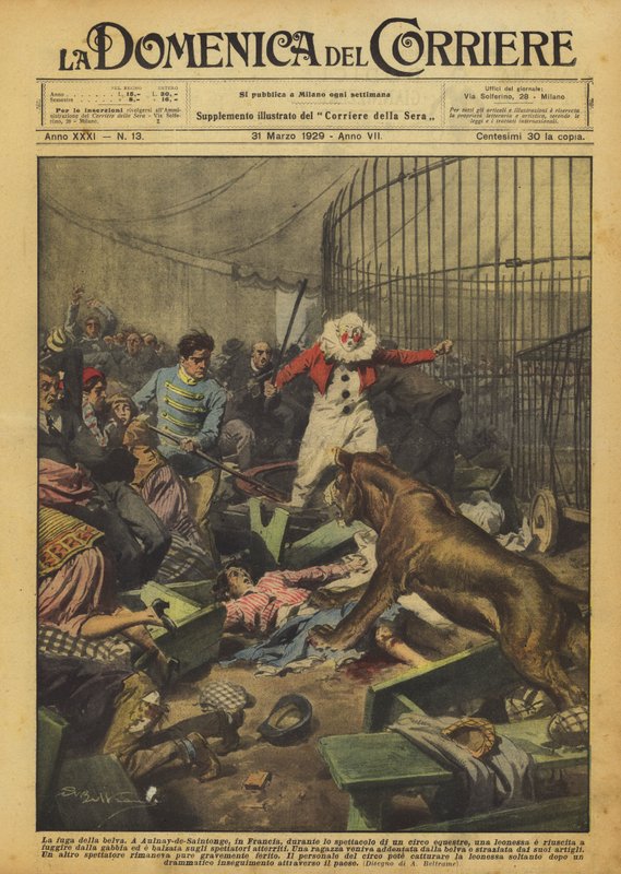 Lot bestii autorstwa Achille Beltrame