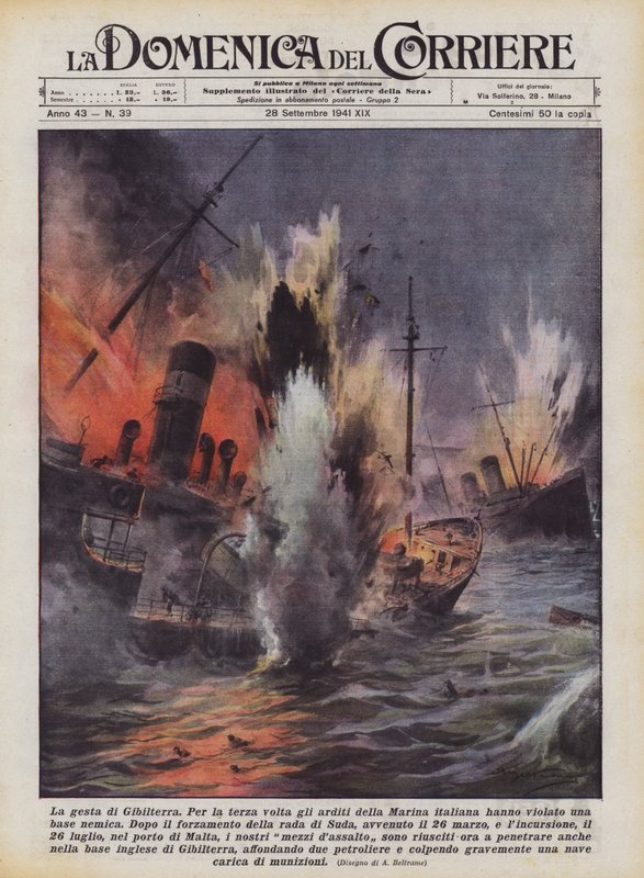 Czyn Gibraltaru autorstwa Achille Beltrame