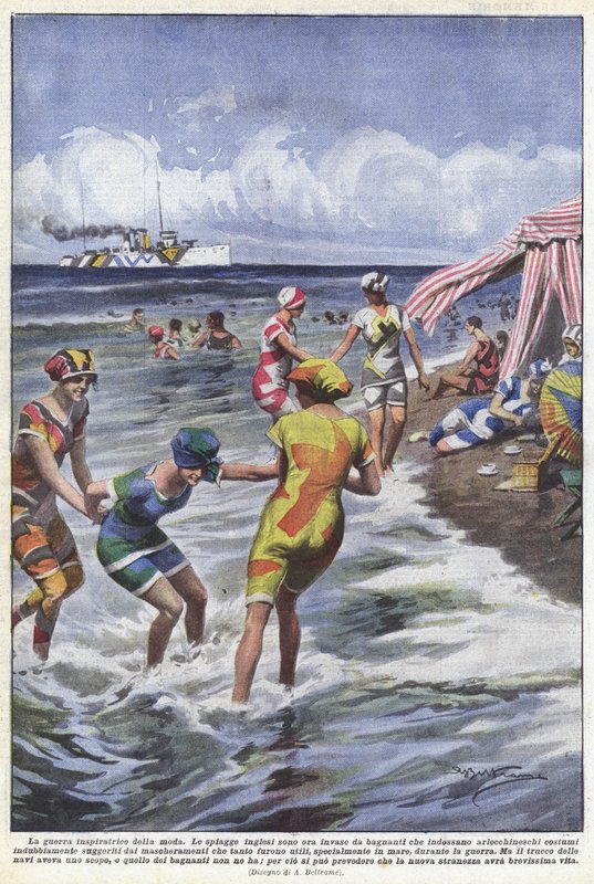 Inspirująca wojna mody autorstwa Achille Beltrame