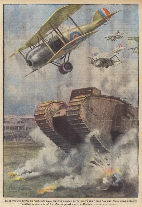 Wojna o kpinę autorstwa Achille Beltrame