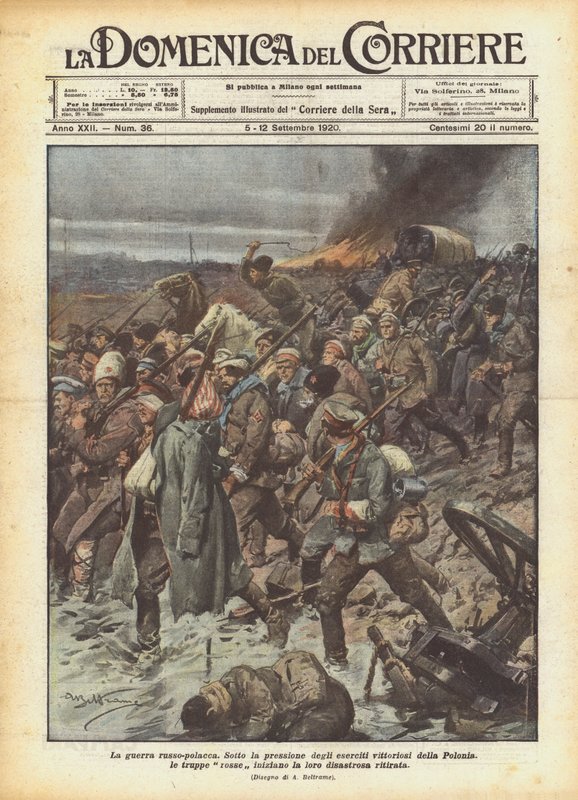 Wojna rosyjsko-polska autorstwa Achille Beltrame