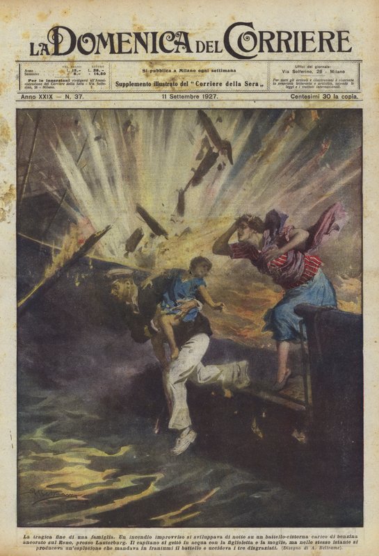 Tragiczny koniec rodziny autorstwa Achille Beltrame