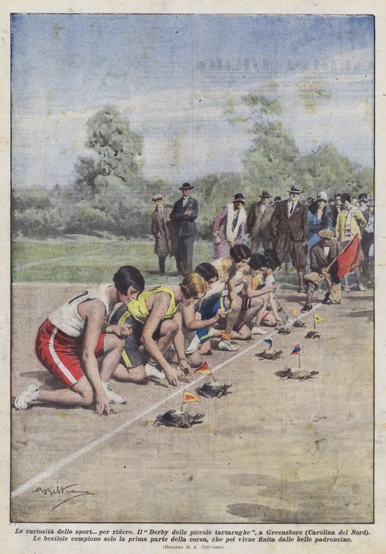 Ciekawostki sportowe? śmiać się autorstwa Achille Beltrame