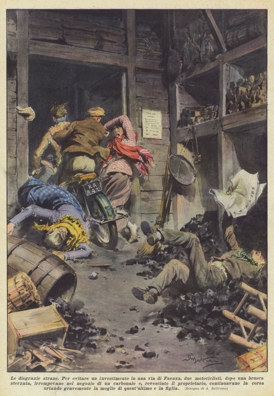 Dziwne nieszczęścia autorstwa Achille Beltrame