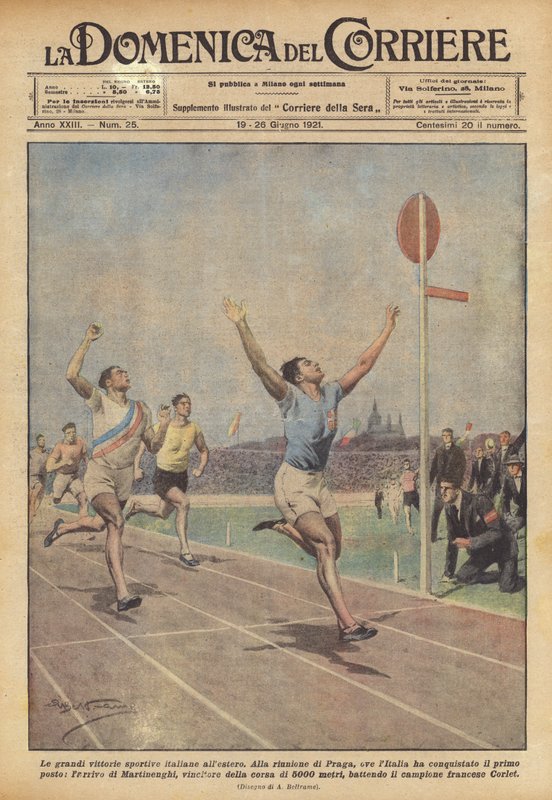 Wielkie włoskie zwycięstwa sportowe za granicą autorstwa Achille Beltrame
