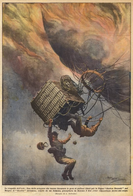 Tragedie powietrza autorstwa Achille Beltrame