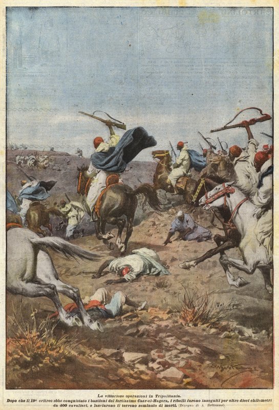Udane operacje w Trypolitanii autorstwa Achille Beltrame