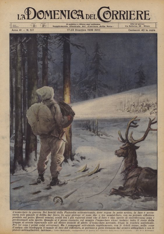 Latarnia morska na wojnie autorstwa Achille Beltrame